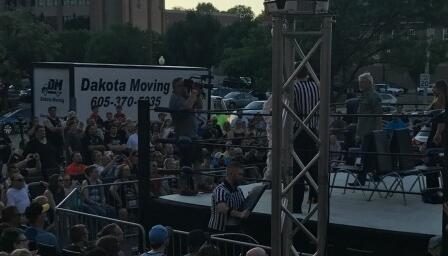 Dakota Moving at Wrestling Show